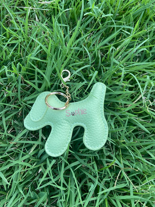 Charm “Sophie” in pelle di microfibra